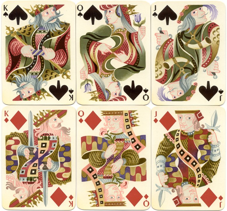 Double Deck Draeger-Freres Hermes Playing Cards, Cassandre Designs, -  Ruby Lane